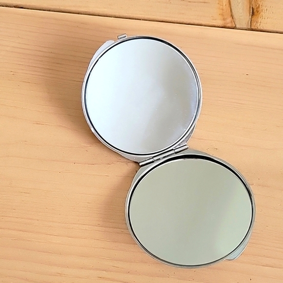 Fleurs Compact Pocket Double Sided Mirror - Picture 3 of 3